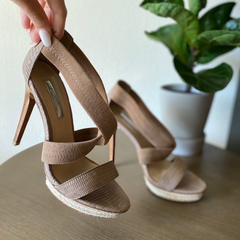 Tan H by Halston Heels